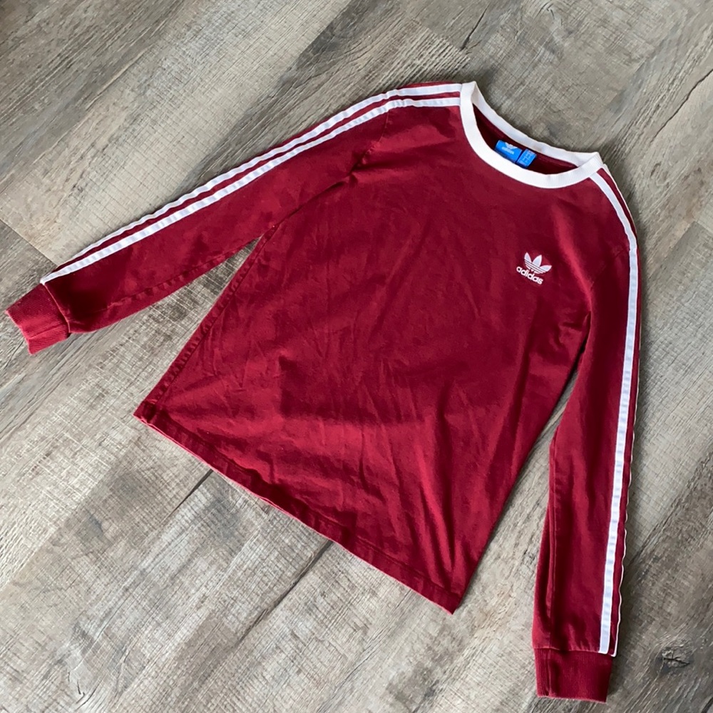 Burgundy Adidas
